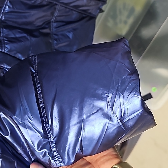 Parka Metalic Blue Jacket - Picture 3 of 6